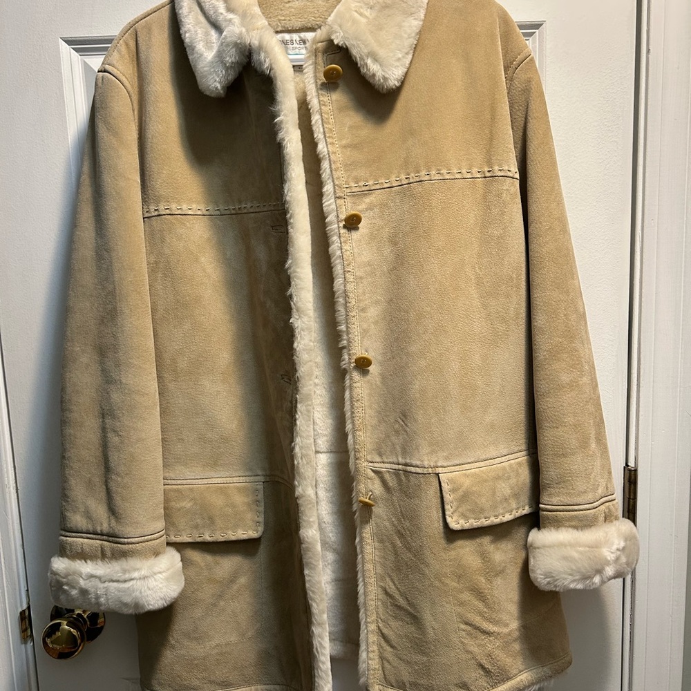 Jones  New York women’s suede coat